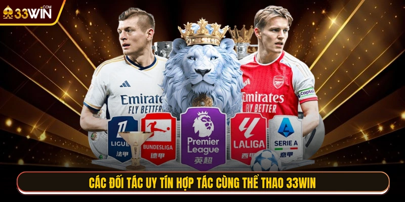 Các đối tác uy tín hợp tác cùng thể thao 33WIN